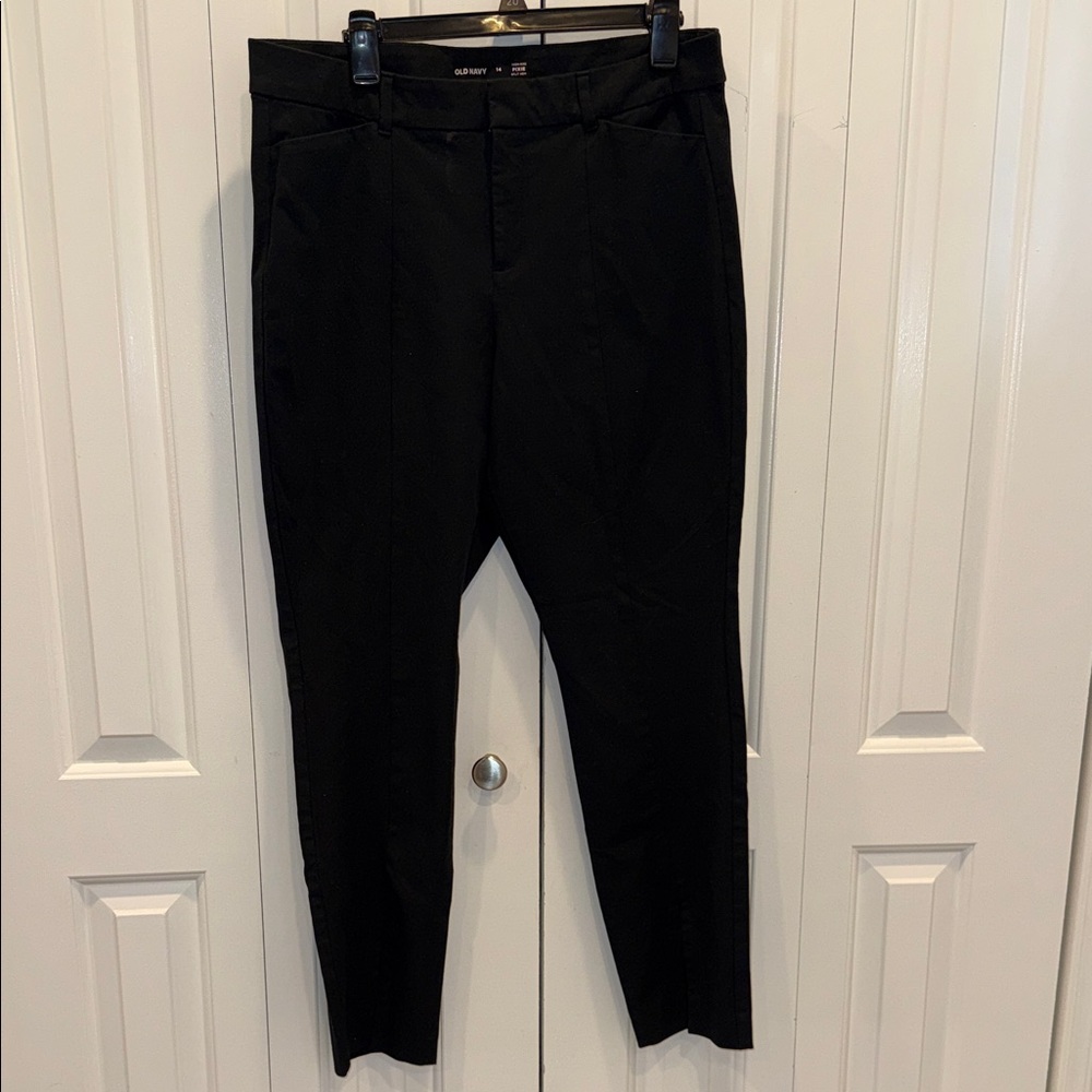 Women's Black Dress Pants - Classic Straight Fit